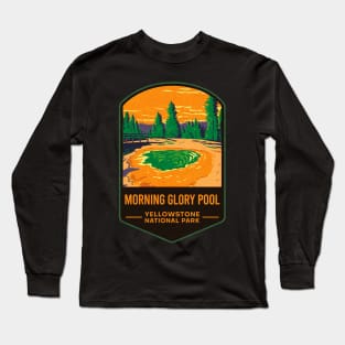 Morning Glory Pool Yellowstone National Park Long Sleeve T-Shirt